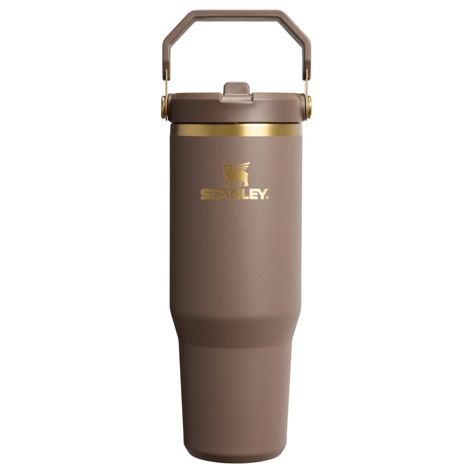 STANLEY THE ICEFLOW FLIP STRAW TERMOS 0.8L - Espresso Gold