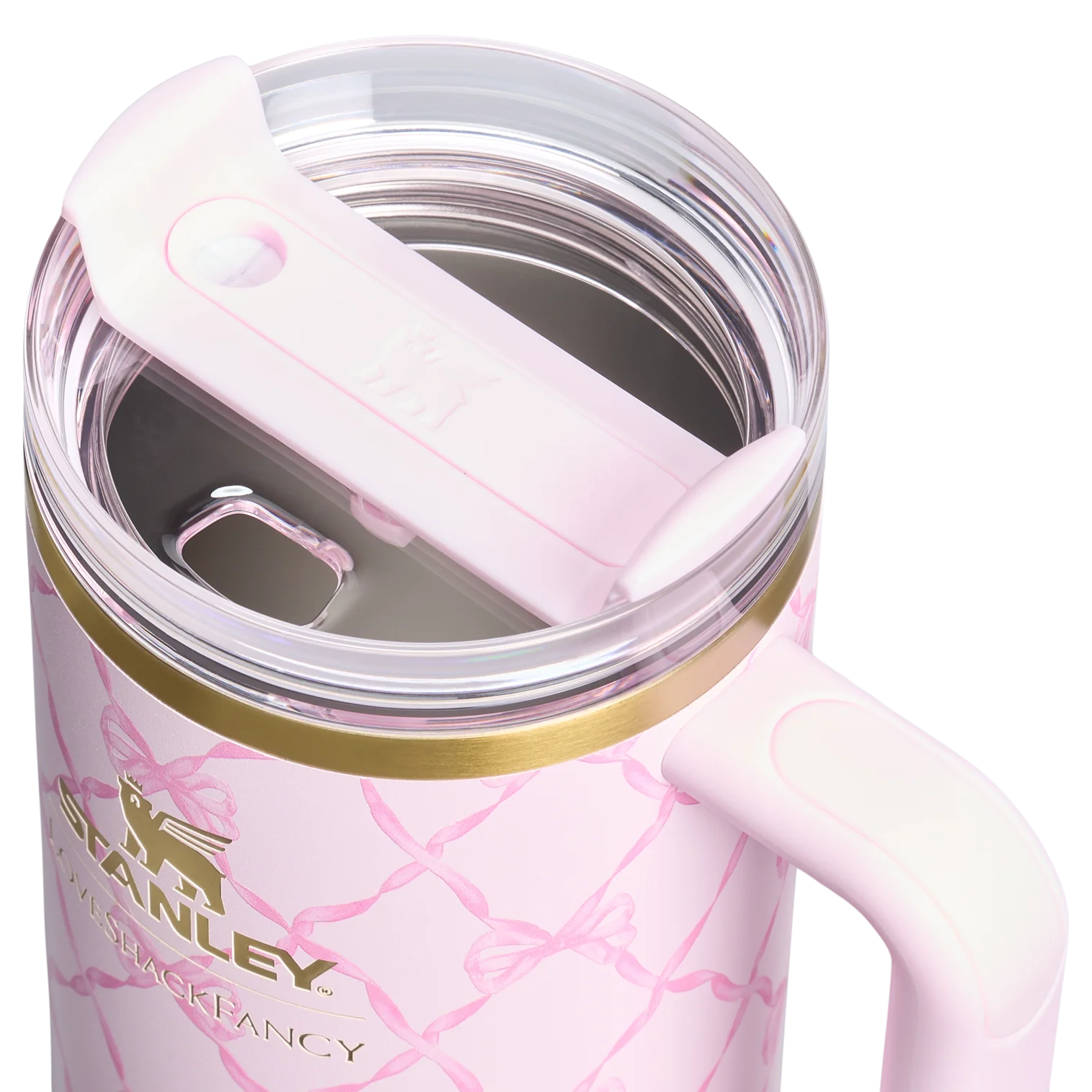 STANLEY THE QUENCHER "LOVESHACKFANCY" KOLEKSİYONU | 1.18L - Pink Peppermint