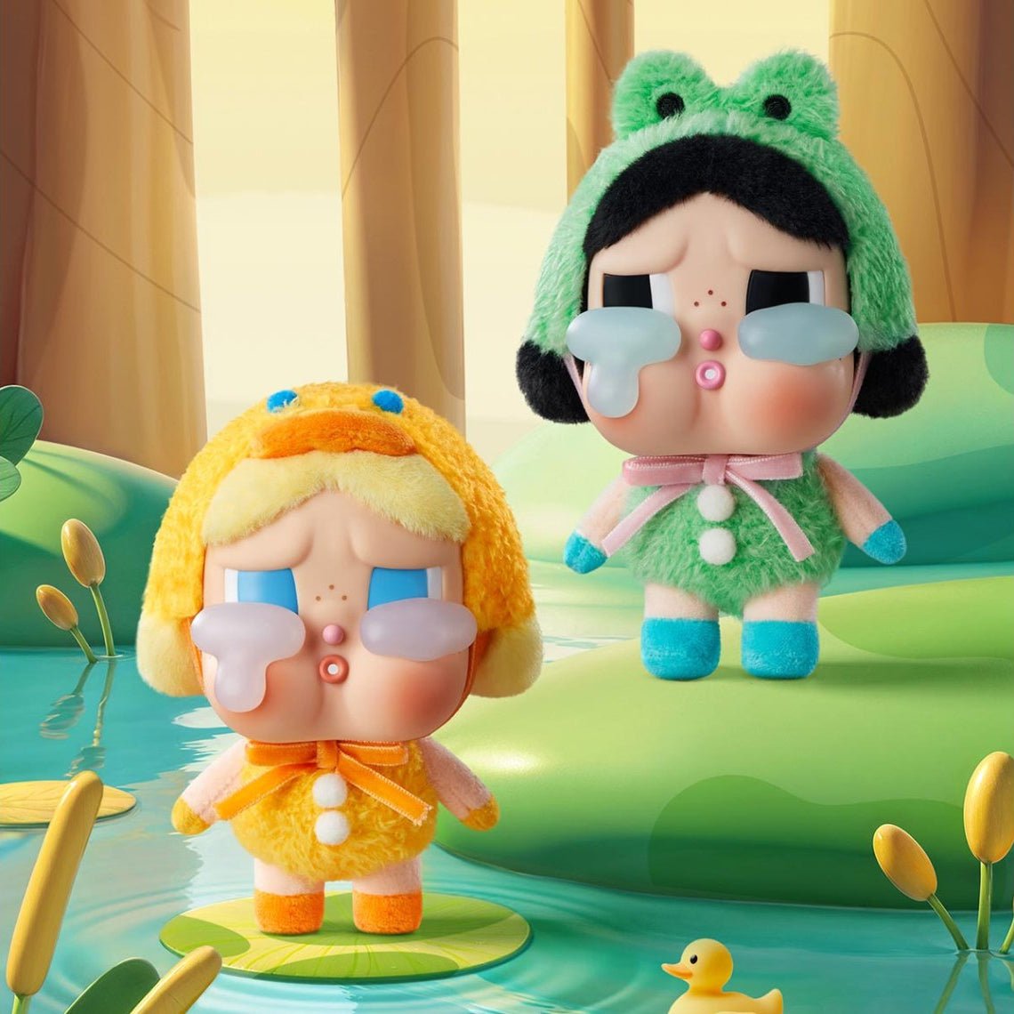 POP MART CRYBABY CRYING AGAIN DUCK YOU YÜZ PELUŞ FİGÜR - Termos Türkiye -