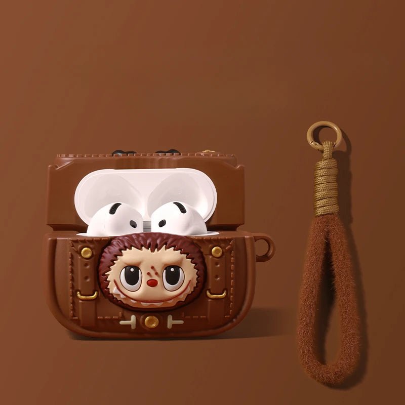 POP MART LABUBU DERİ ÇANTA STİLİ AIRPODS KILIFI - Termos Türkiye - Kılıf