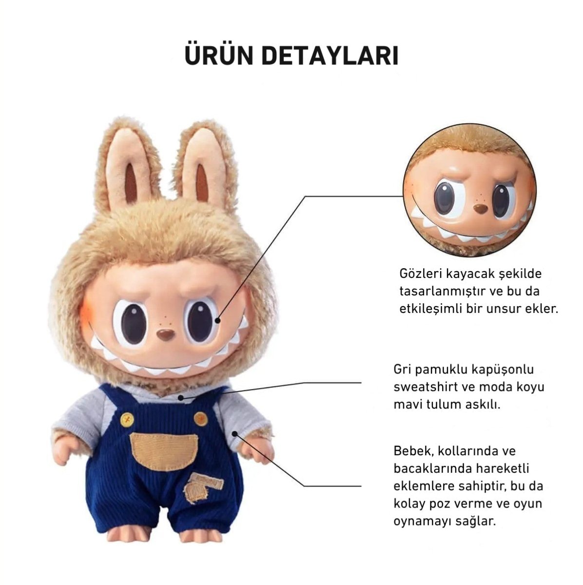 POP MART LABUBU THE MONSTERS TIME TO CHILL PELUŞ BEBEK - Termos Türkiye -