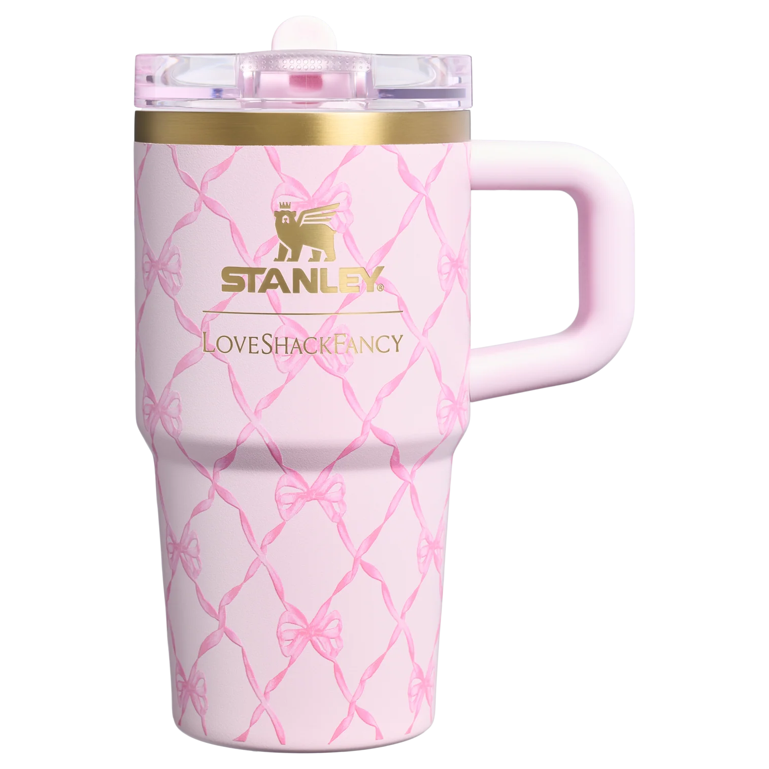 STANLEY THE QUENCHER "LOVESHACKFANCY" KOLEKSİYONU | 0.59L - Pink Peppermint