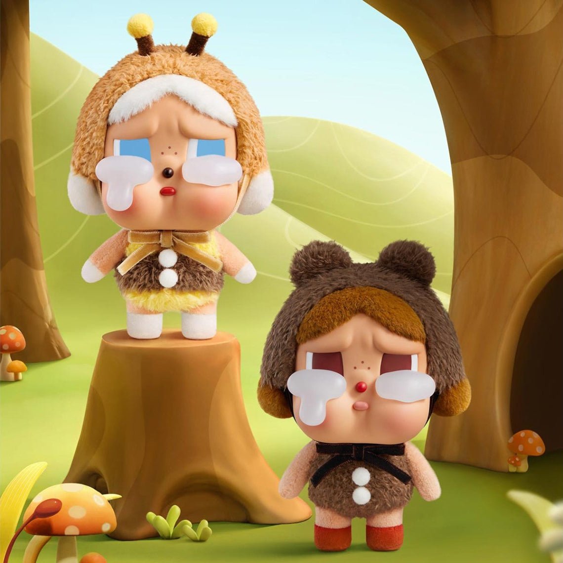POP MART CRYBABY CRYING AGAIN I’LL BRING YOU A FLOWER YÜZ PELUŞ FİGÜR - Termos Türkiye - 